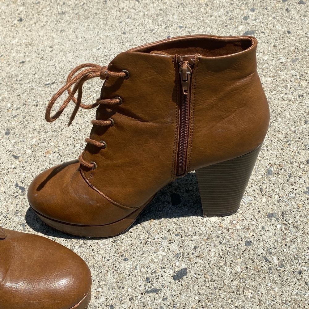 Brash ankle heel boots 4" heel size 10